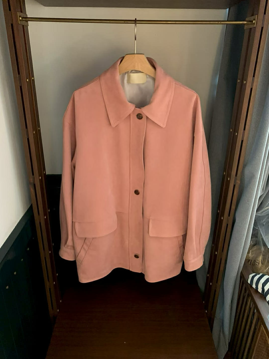 PA36 麂皮工裝外套