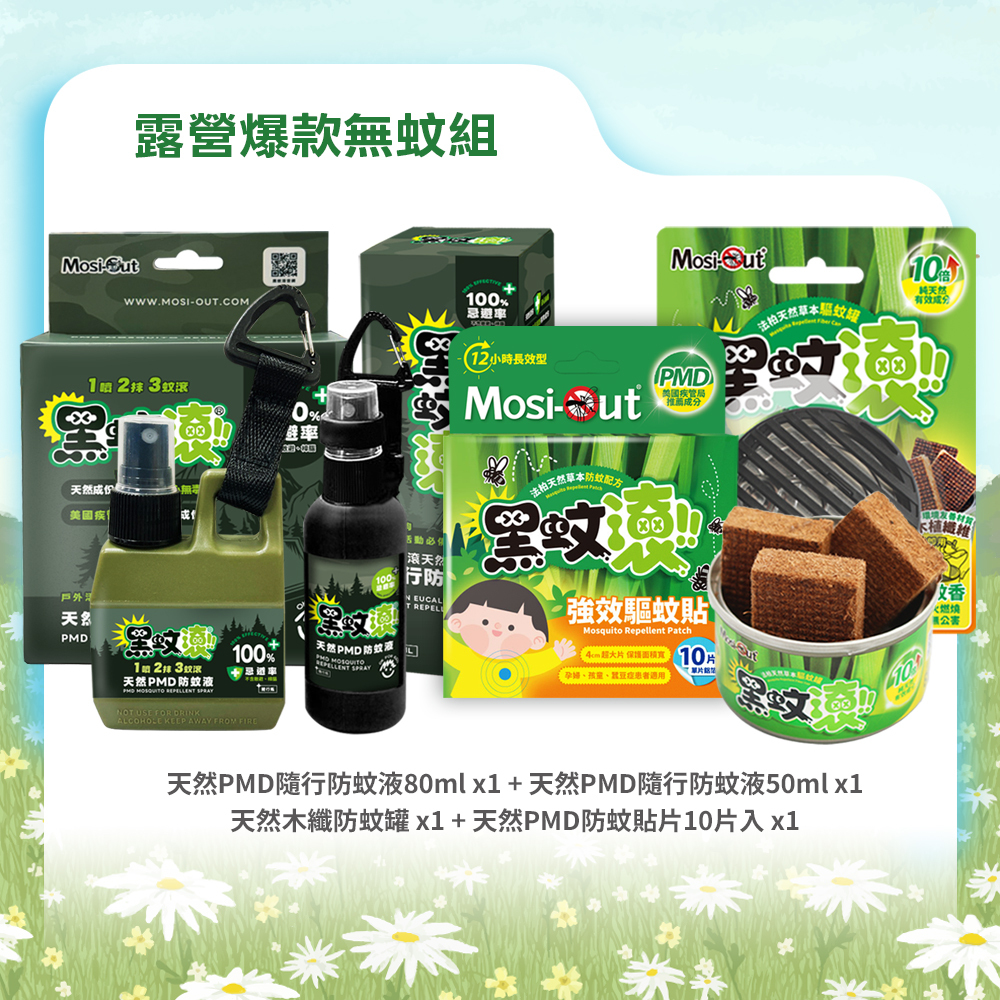 【露營爆款無蚊組】打造天然隱形蚊帳