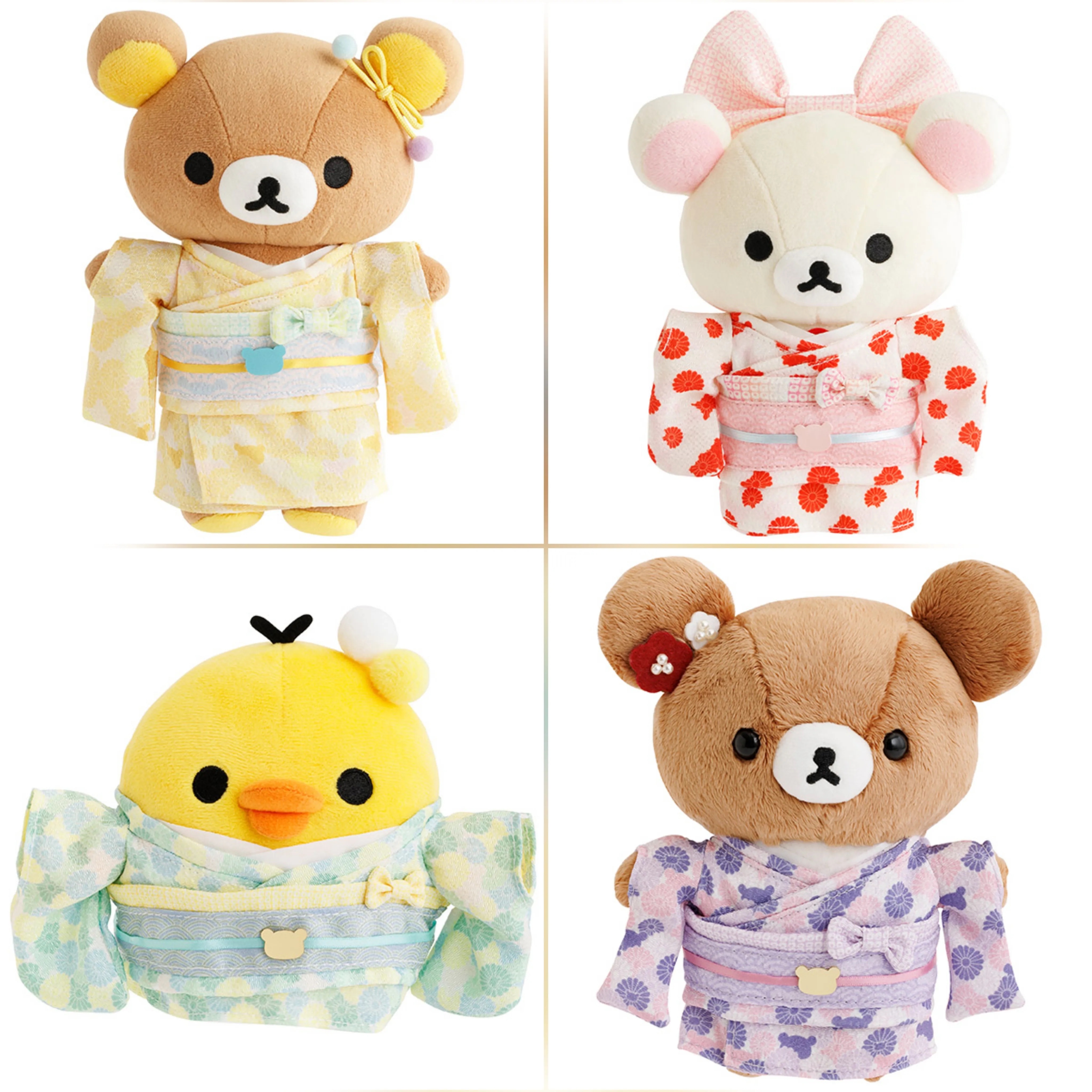 《現貨》和服鬆弛熊/茶小熊公仔