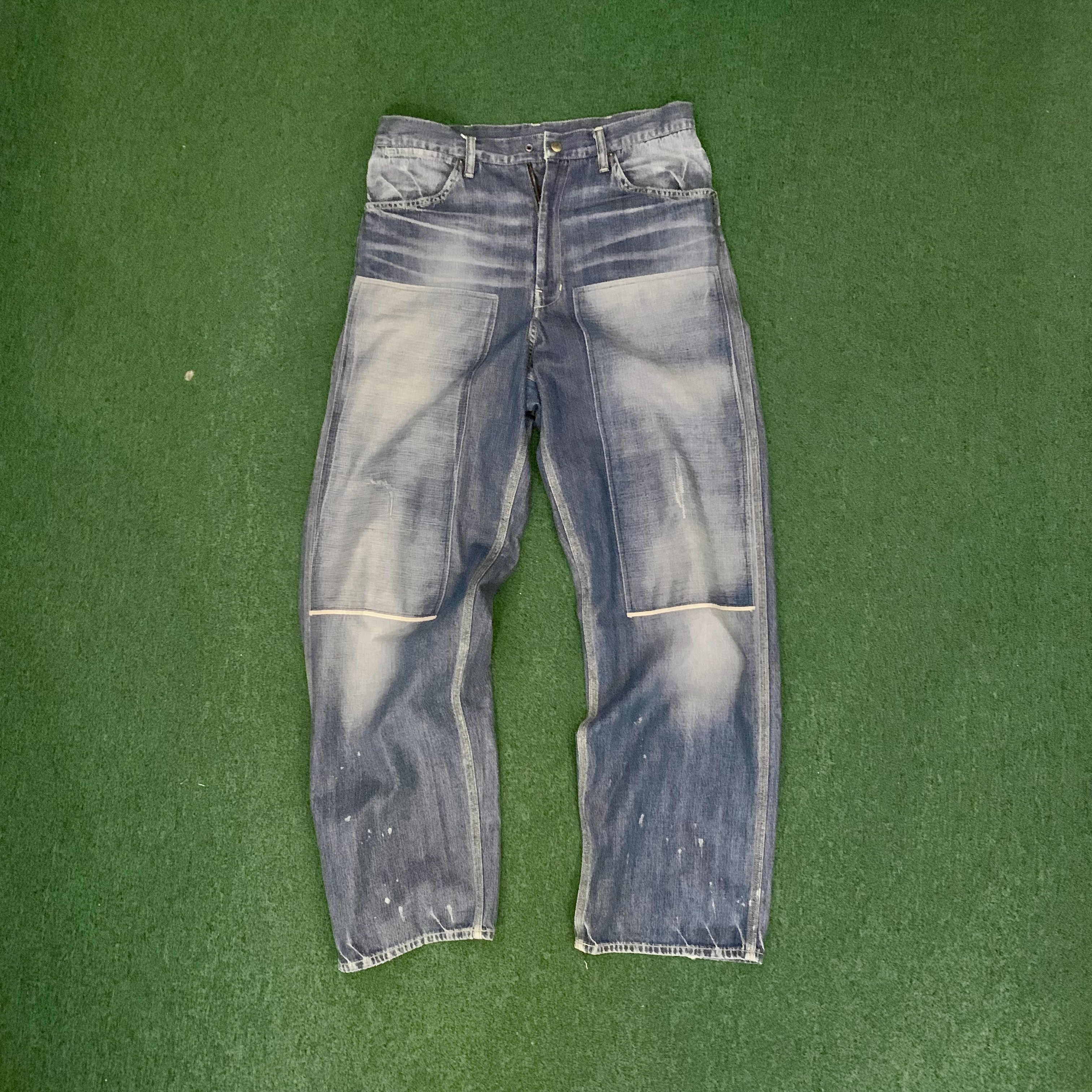 VISVIM SOCIAL SCULPTURE CARPENTER PANTS DMGD - SIZE 2 = W32 IN STOCK NOW (現貨發售中)
