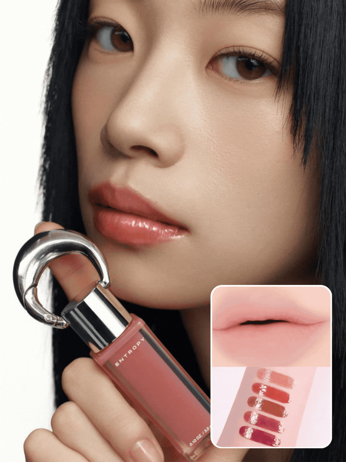 ENTROPY - 金屬扣環持久水光唇釉 (10色可選 | 部分現貨)