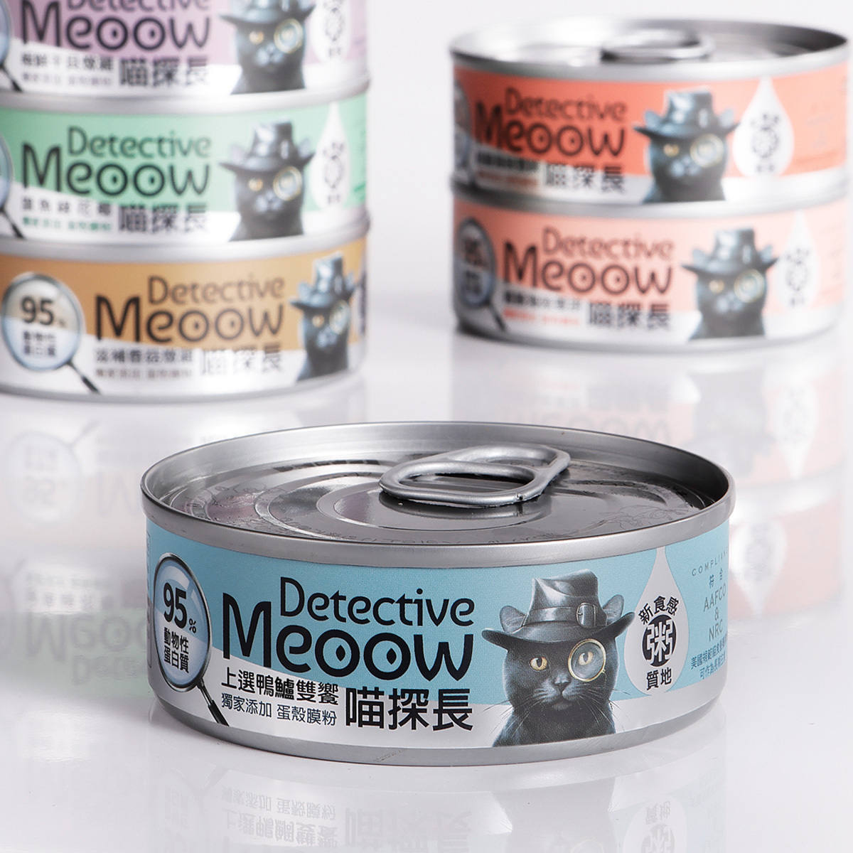 喵探長 粥湯成貓主食罐| 上選鴨鱸雙饗 80g