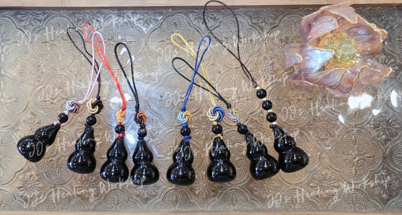 黑曜石葫蘆鎖匙扣