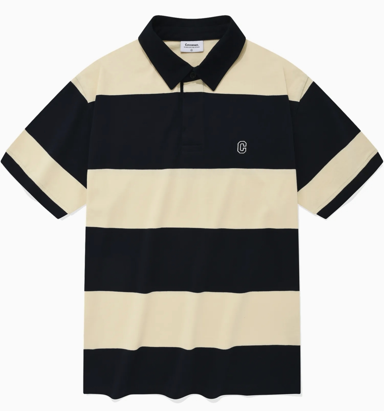 [S] COVERNAT RUGBY T-SHIRT,NAVY, CO2302ST24NA (SCN38)