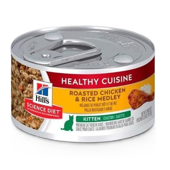 Hill's 貓罐 幼貓雞肉及米 2.8oz,10447- 原箱24罐