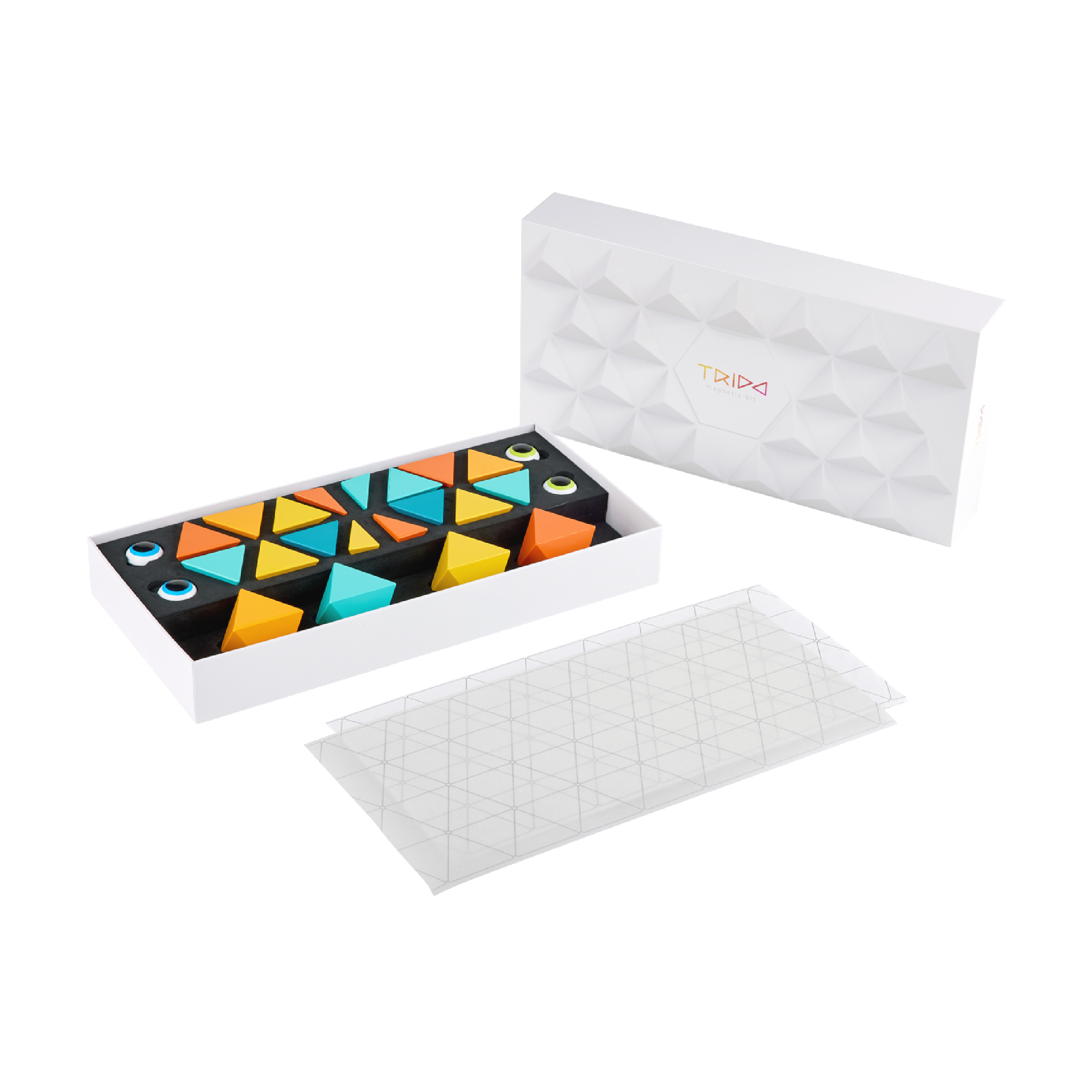 Trido 磁力積木 進階組 24PCS - 璀璨光陰(Honey)