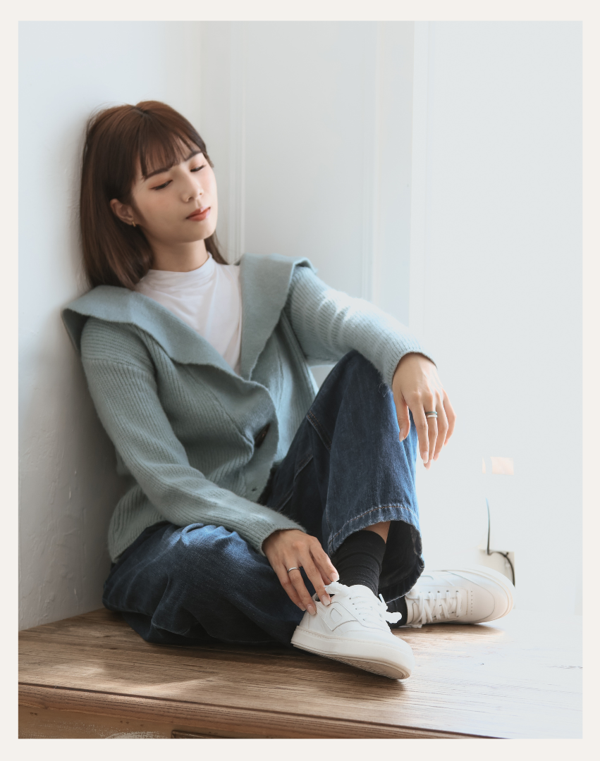 Sanly Joy 南希拚色板鞋 女生百搭休閒板鞋 日常舒適穿搭