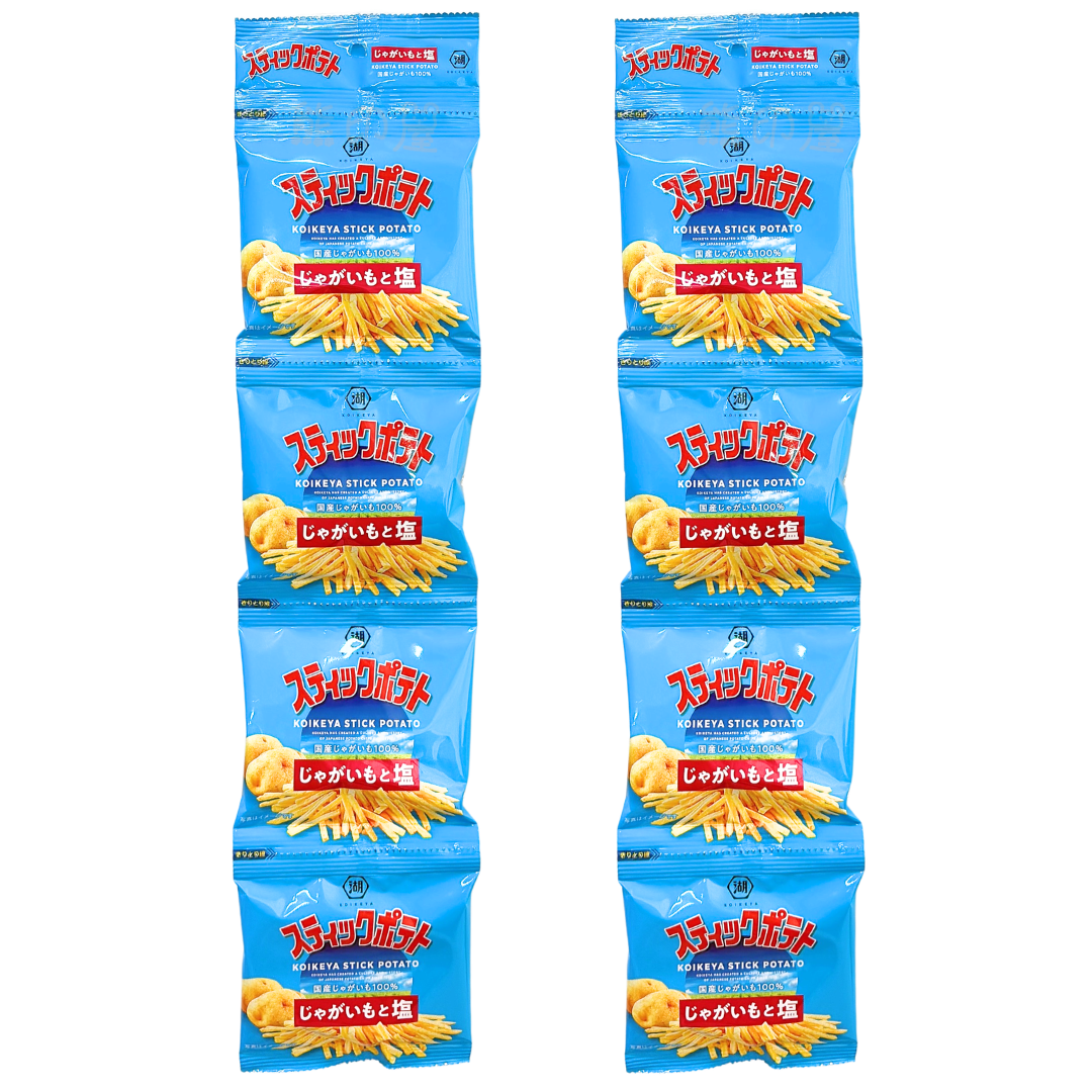 湖池屋 4連鹽味薯條 X 2 (藍)