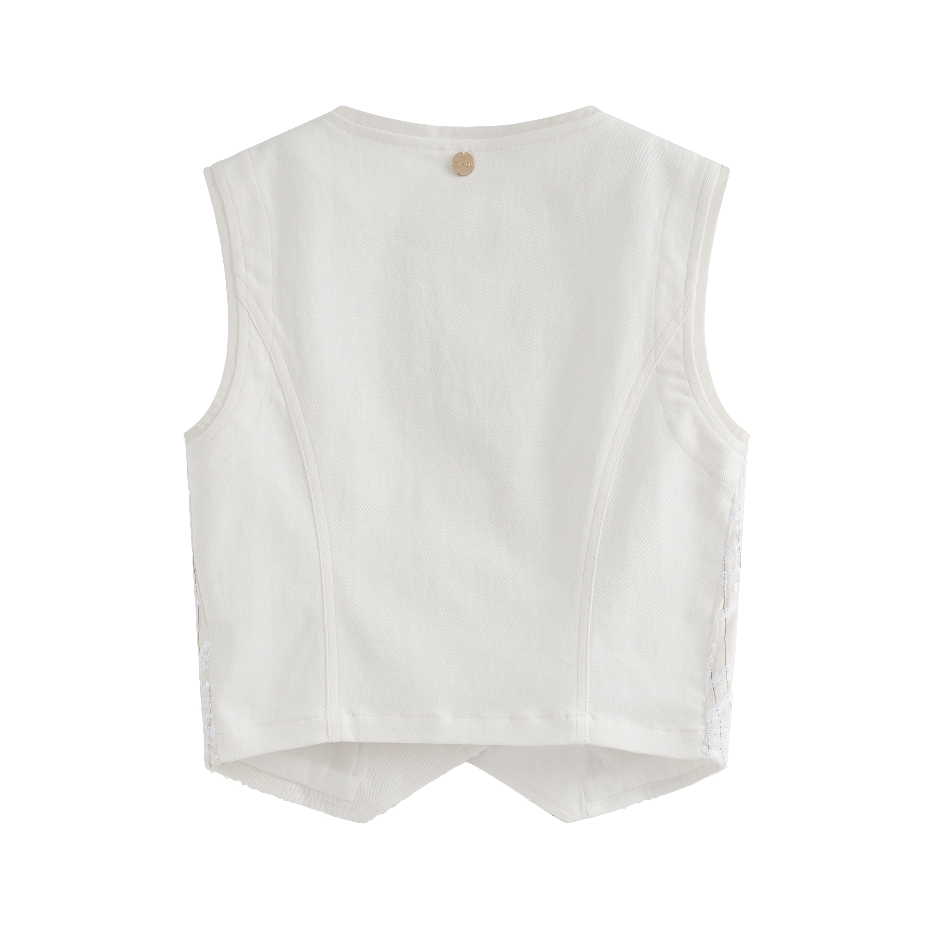 mi-tu刺繡印花馬甲