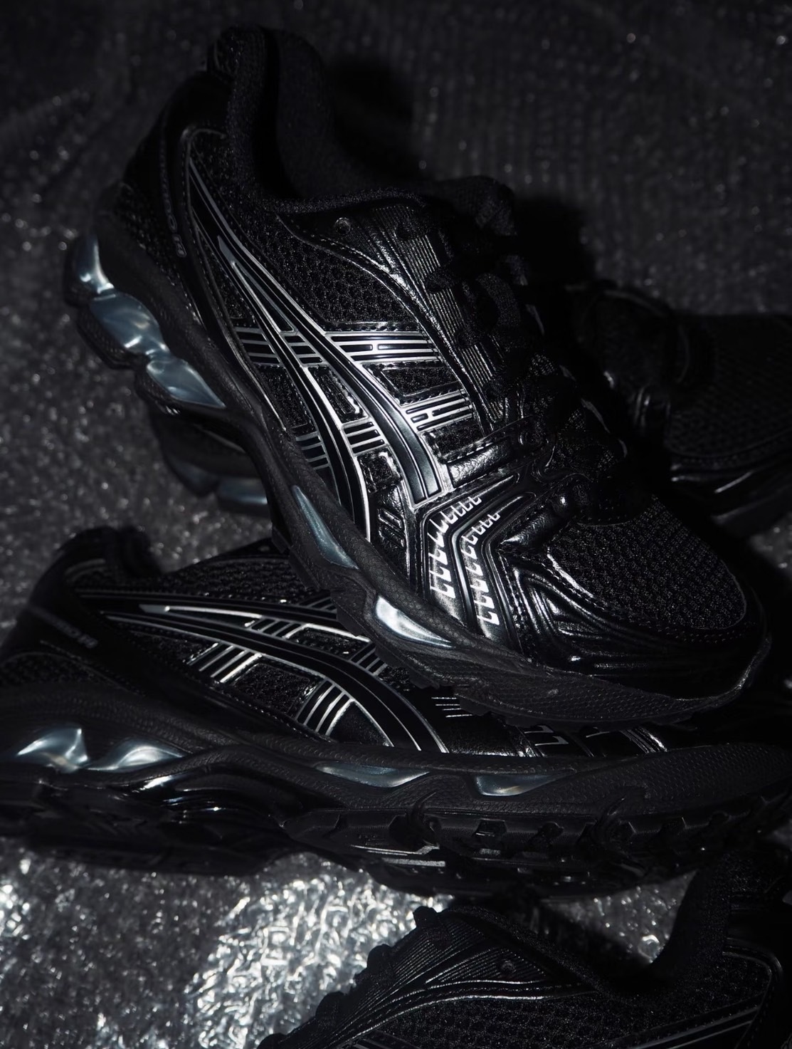 補貨❗ ASICS 慢跑鞋 GEL-KAYANO 14 Black Pure Silver 黑銀 黑武士 金屬 復古 男女 1201A019006