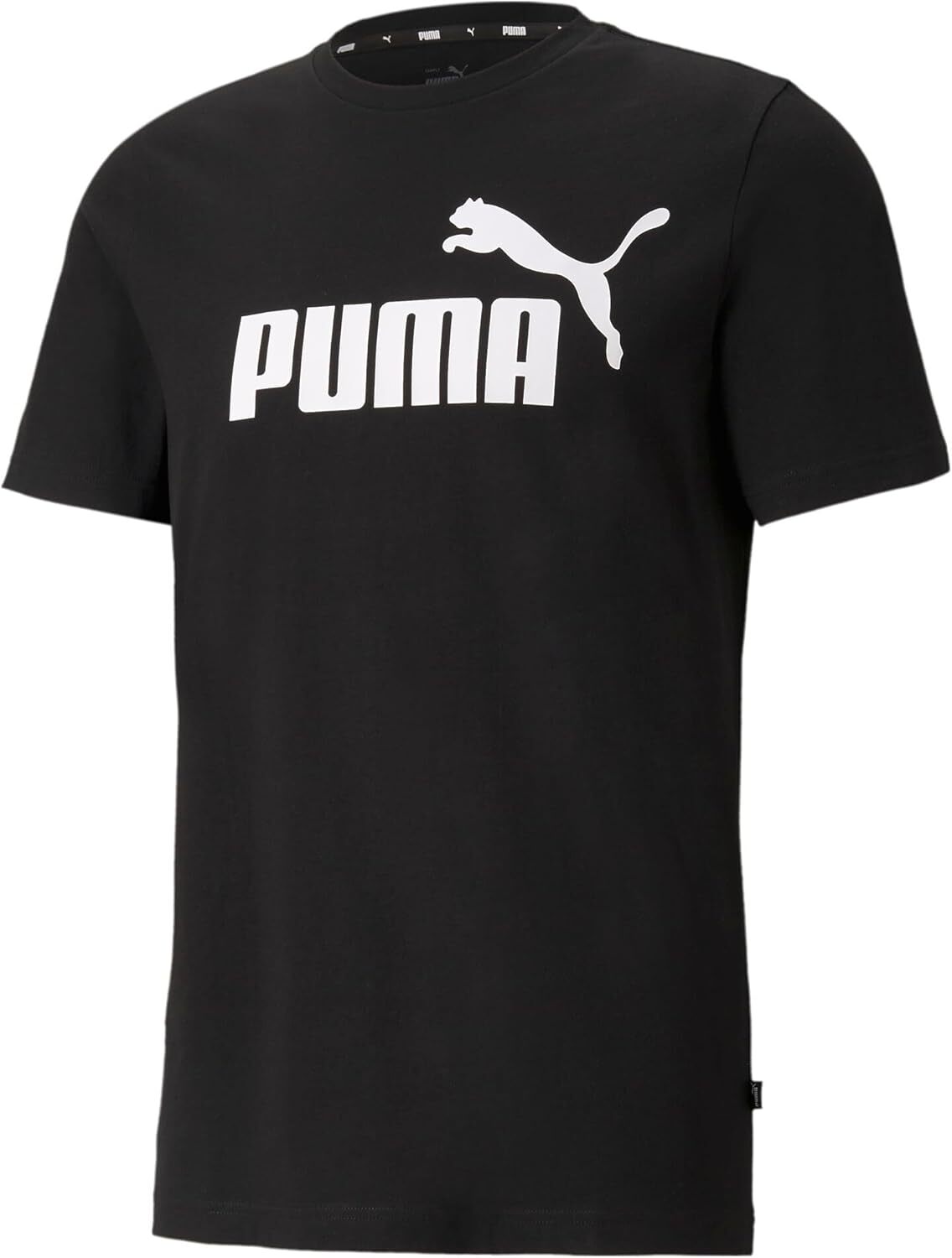 [S] PUMA ESS HEATHER TEE US,COTTON BLACK/COTTON NOIR, 58627601-COTTON BLACK/COTTON NOIR [FINAL SALE] (SPM36)