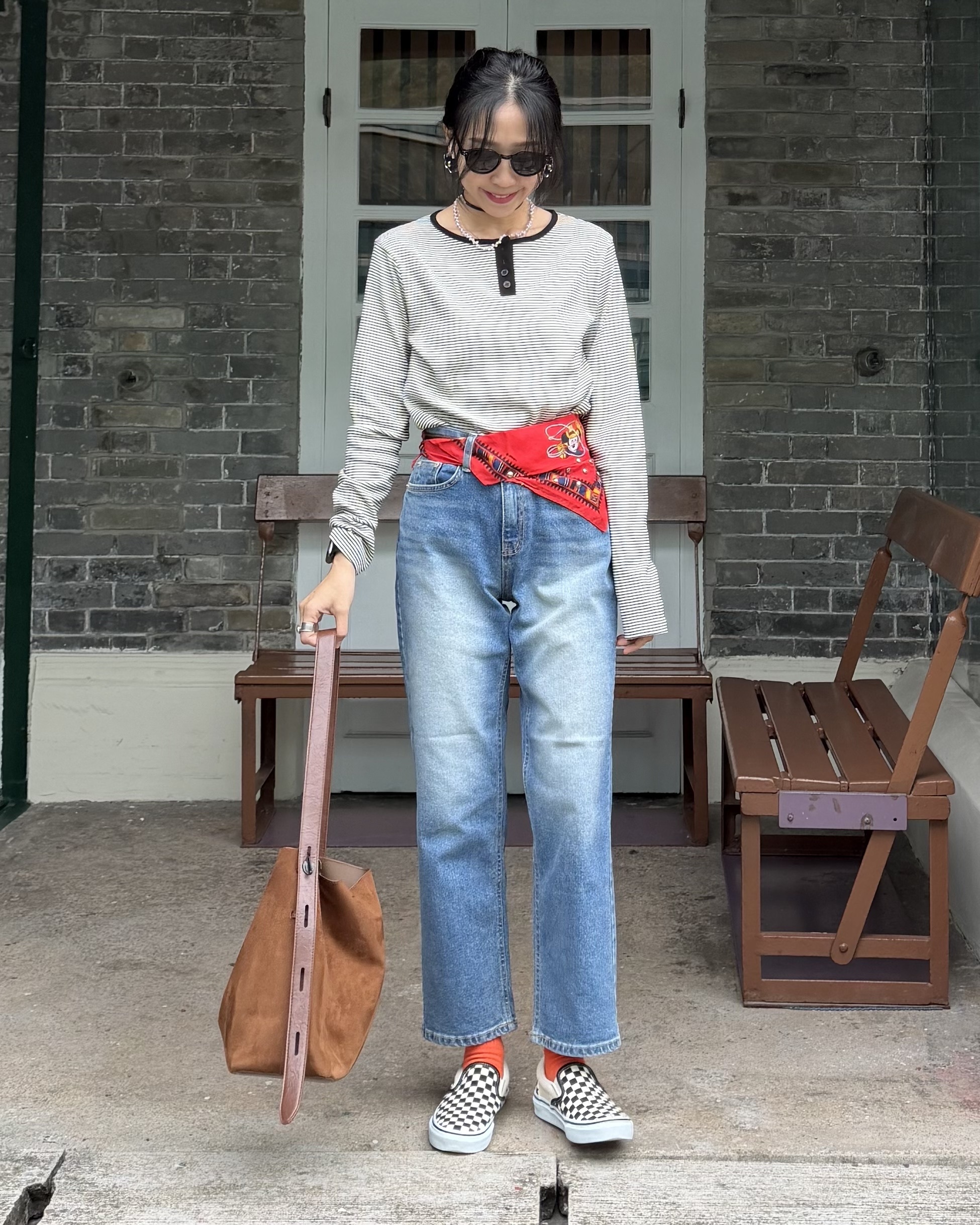 2月新品♥洗水直腳牛仔褲[內橡筋腰]