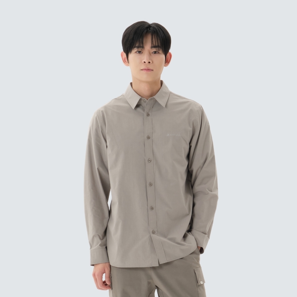 【預購】Snow Peak Solid Shirt 中性款 男女 戶外機能長袖襯衫 雪鋒 S26ZUF-SH12 MAR