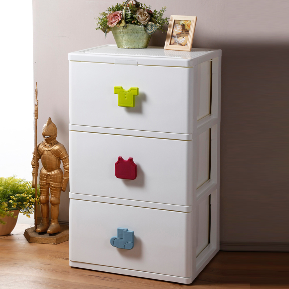 《真心良品》KEYWAY聯府 特大加深EQ三層抽屜收納櫃150L(附輪) 面寬54cm  SP930