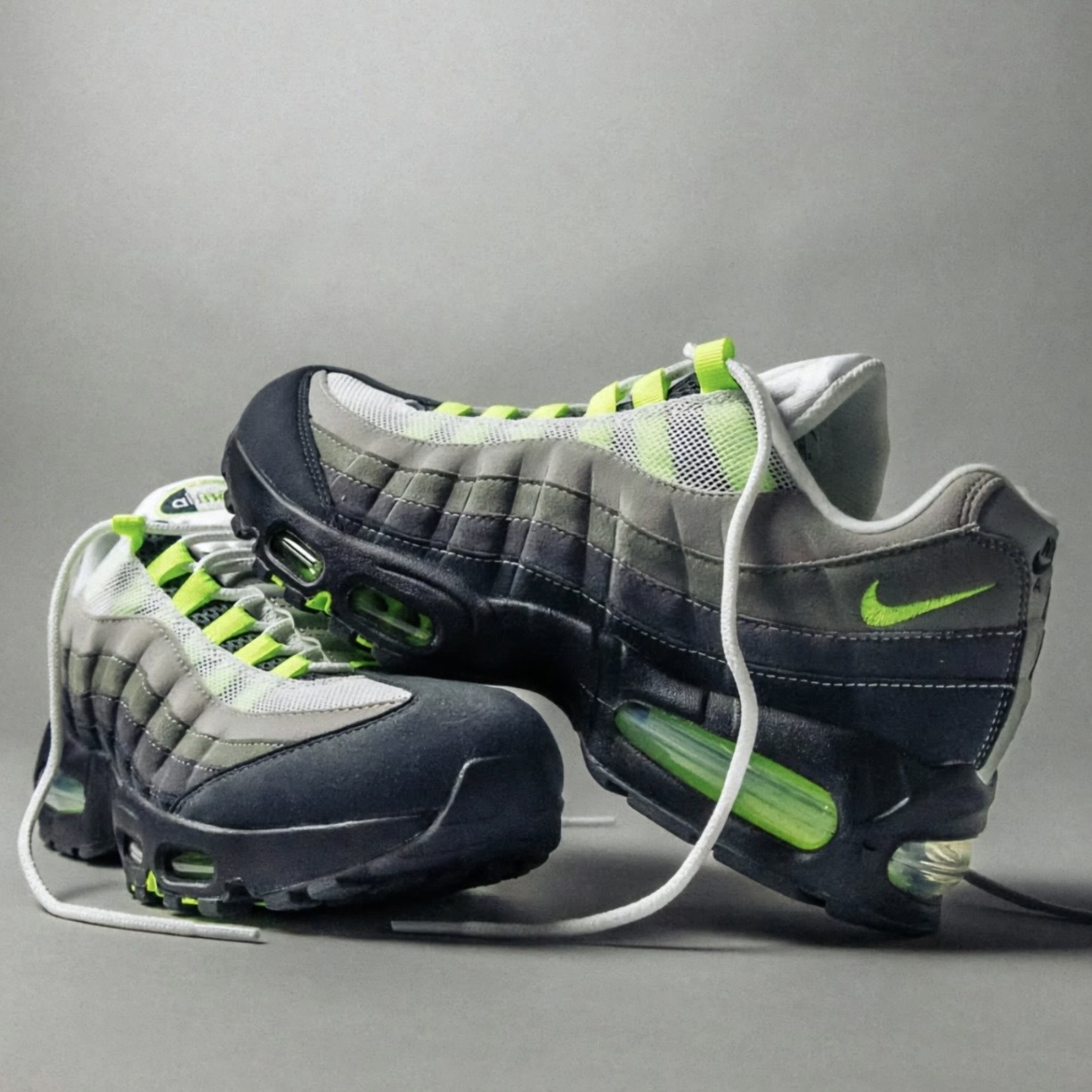 NIKE AIR MAX 95 BIG BUBBLE OG NEON 螢光黃 氣墊 慢跑鞋 HM4740-001