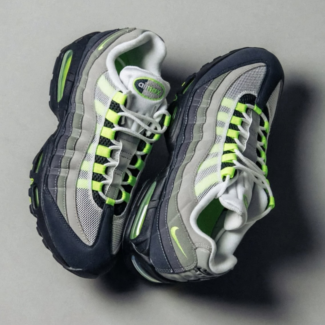 NIKE AIR MAX 95 BIG BUBBLE OG NEON 螢光黃 氣墊 慢跑鞋 HM4740-001