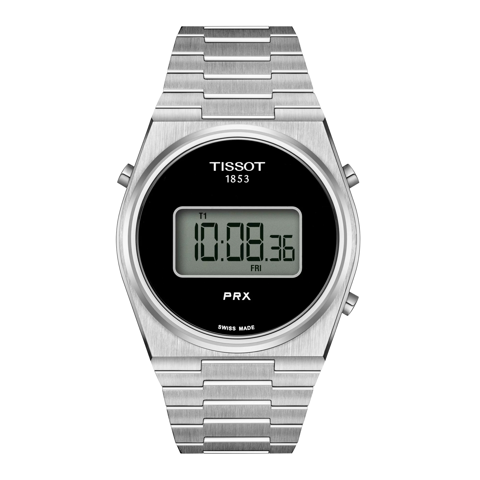 Tissot PRX Digital 黑面 鋼帶 電子 手錶 T137.463.11.050.00
