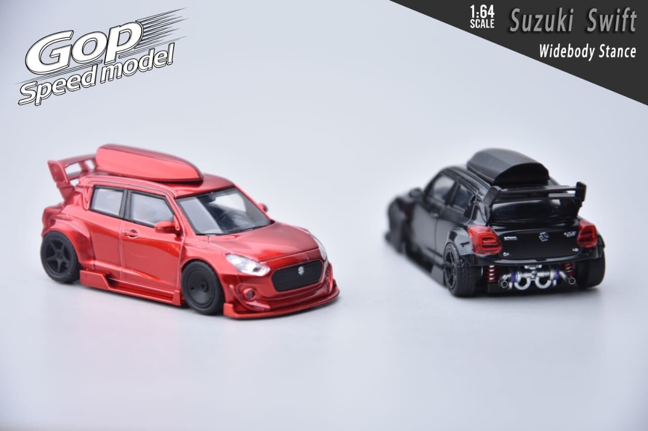 預訂:1/64 Gop Speed Model Suzuki Swift Black (GSMSSBK )
