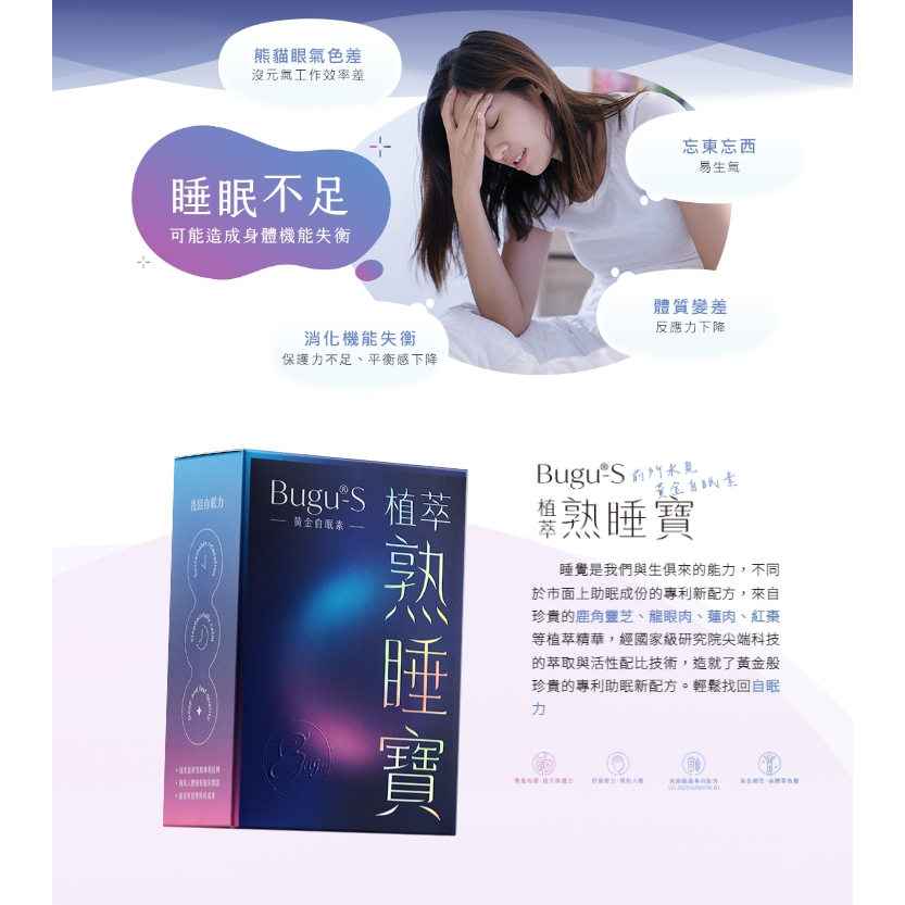 【樂森藥局】🔴近效出清🔴 Bugu-S Plus 植萃熟眠寶膠囊60顆/盒