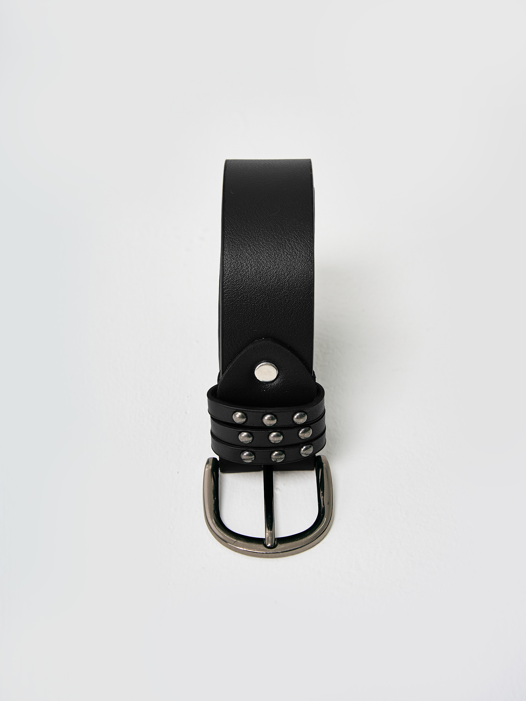 西部卯釘寬邊皮帶