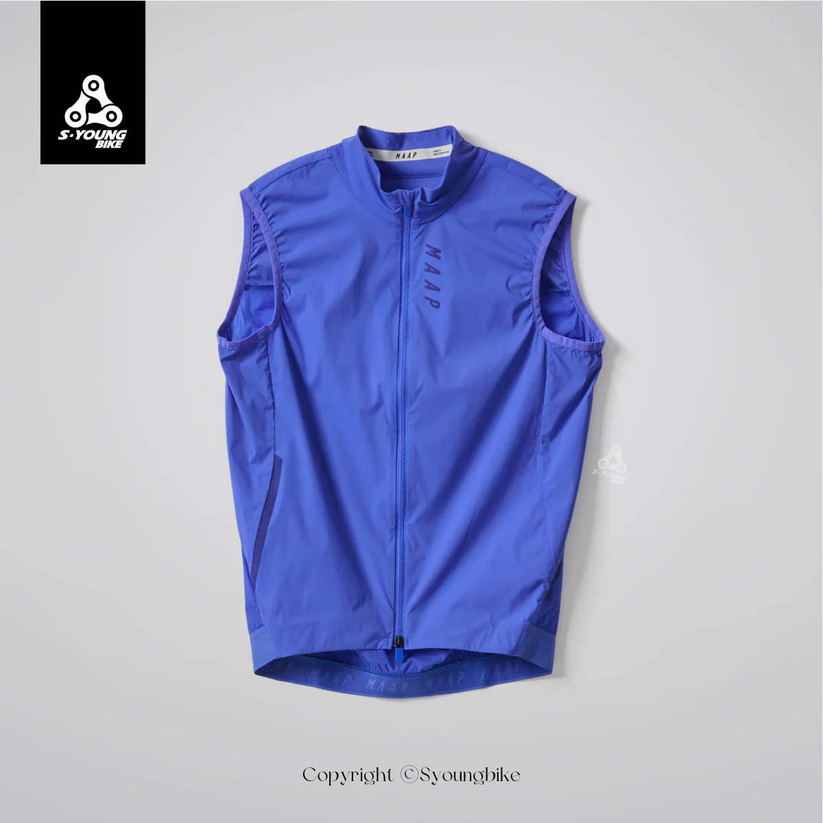 【MAAP】Team Flow Vest 防風背心 / Amparo Blue 冷布藍