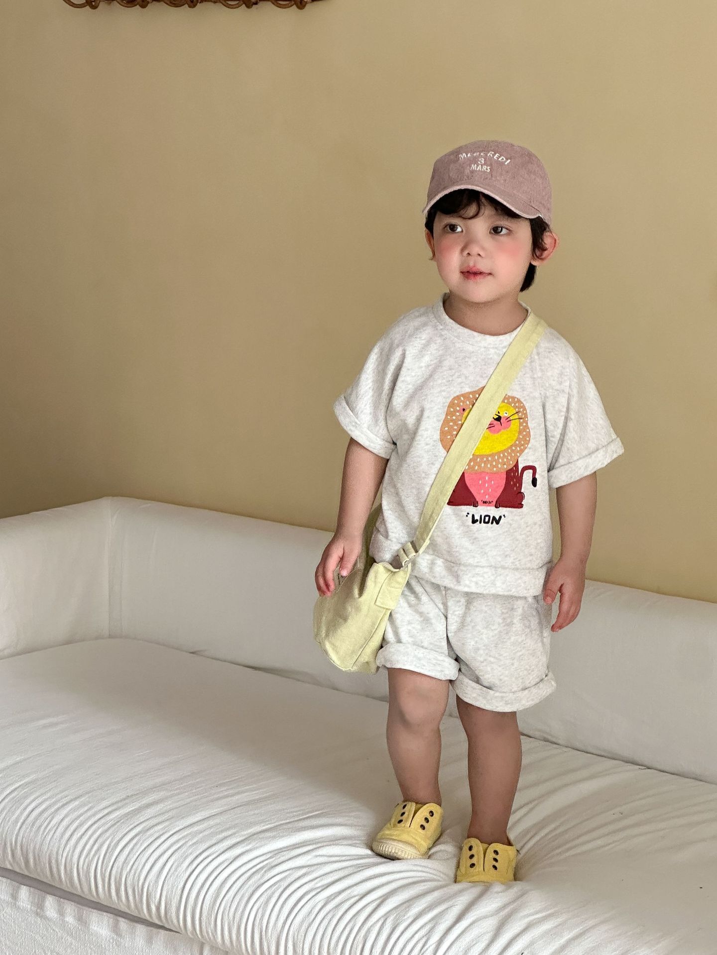 獅子寶寶 短袖套裝2件組