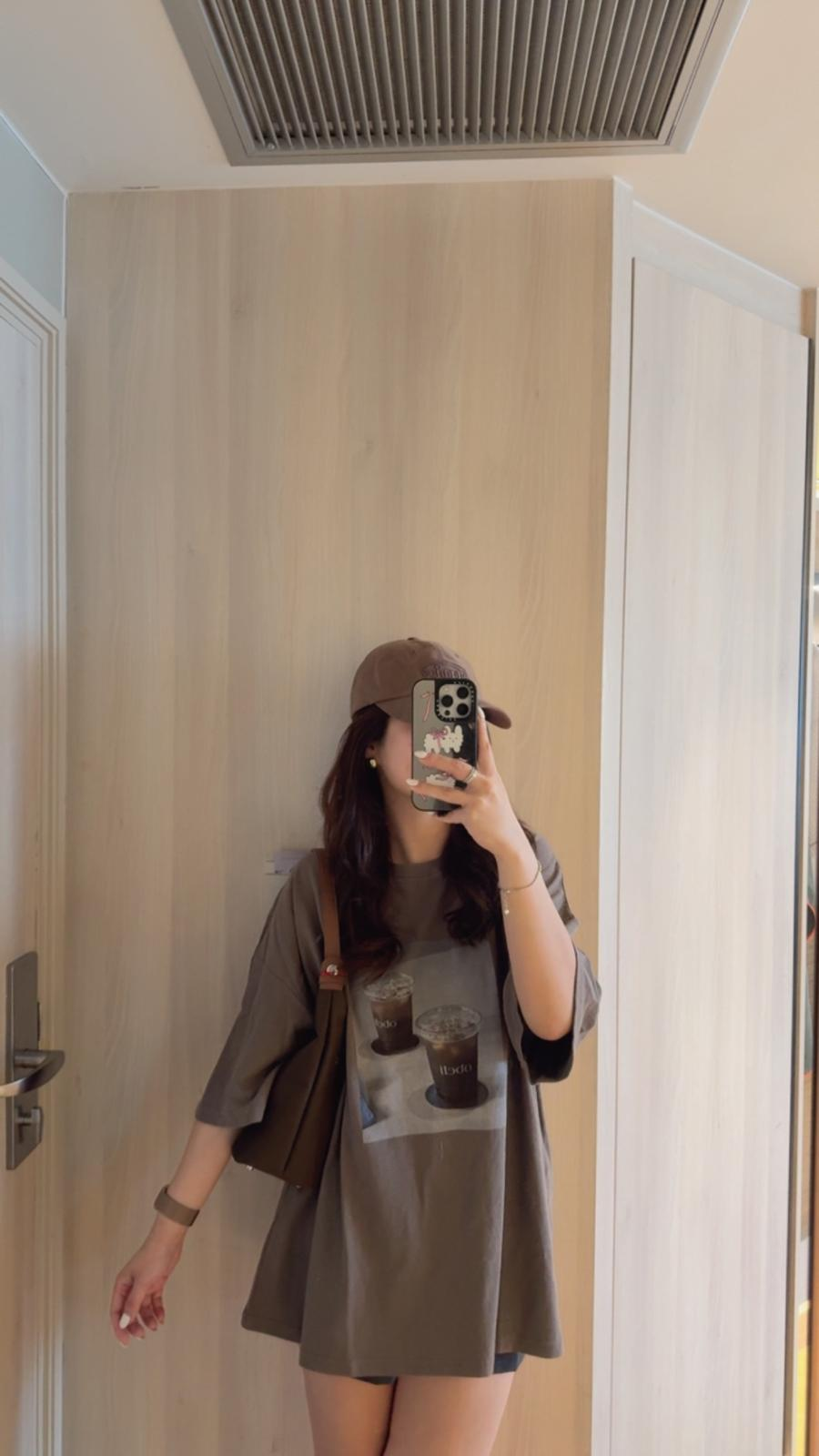 Coffee tee(灰綠色)