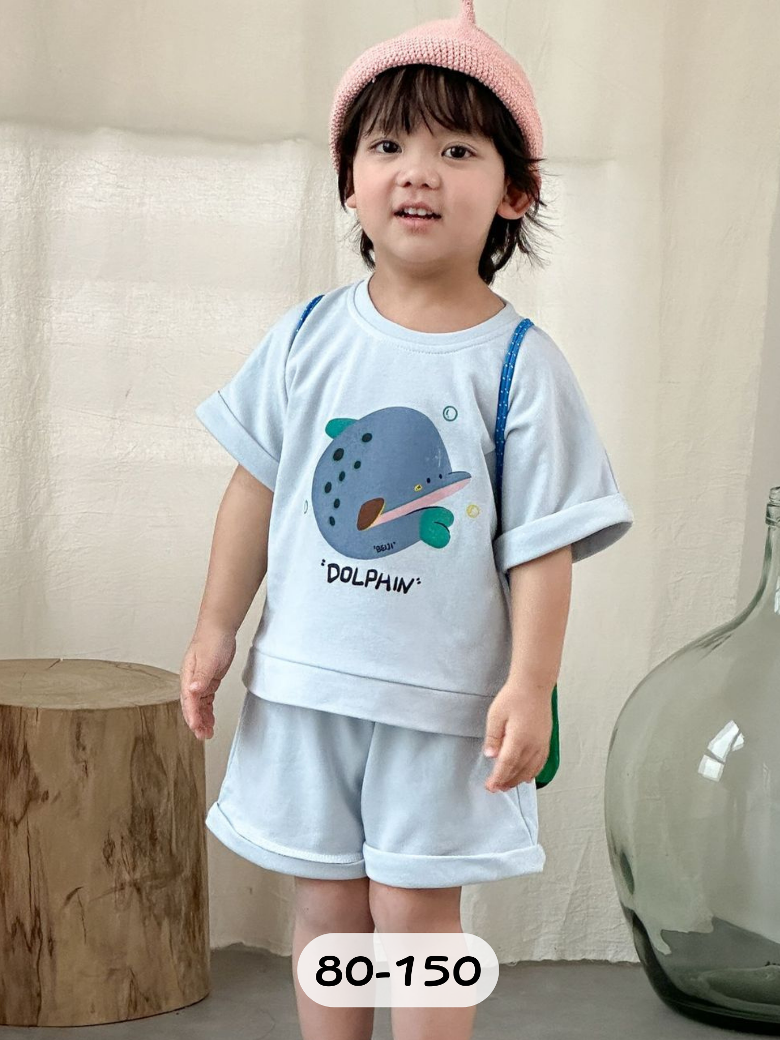 海豚寶寶 短袖套裝2件組