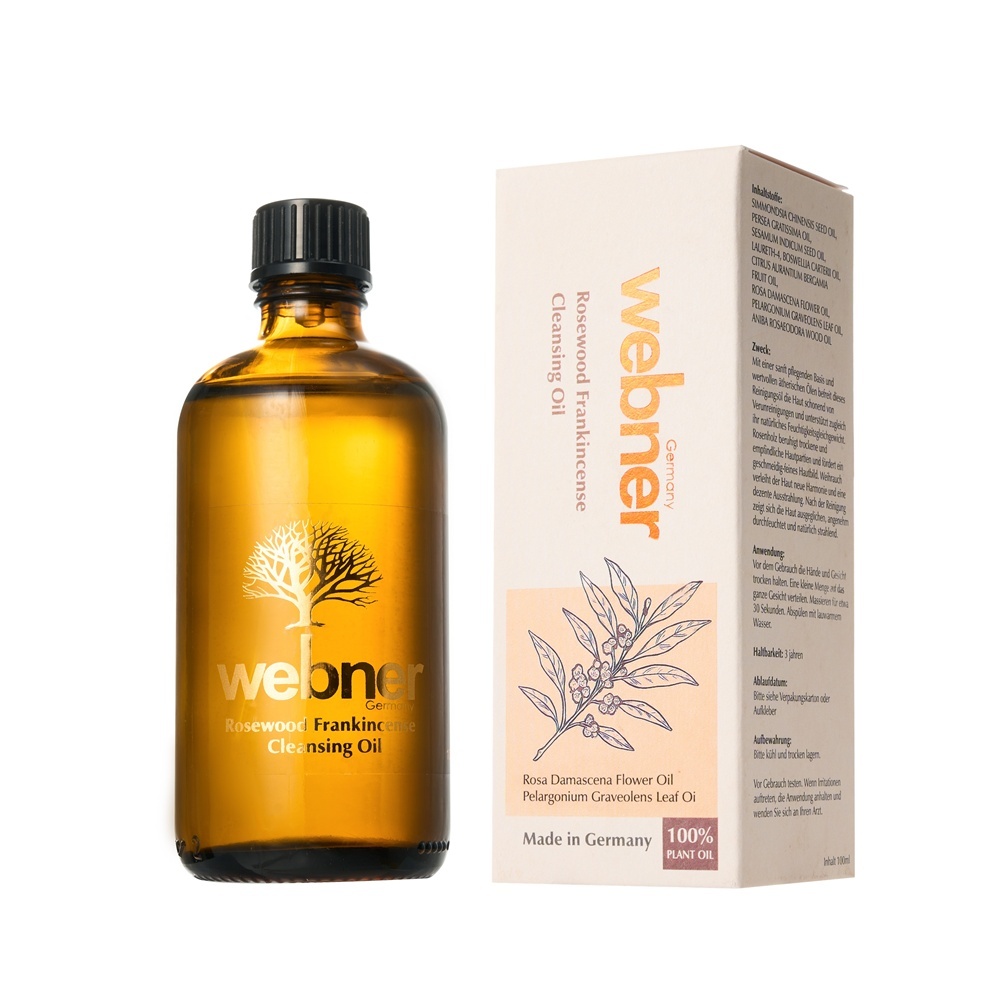 webner 葦柏納｜花梨木乳香潔面修復油 100ml