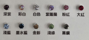 RL11 NuStud 捷克頂級水晶/美國醫療級防敏鋼托耳環-五爪耳環6mm(168(6) 五爪)