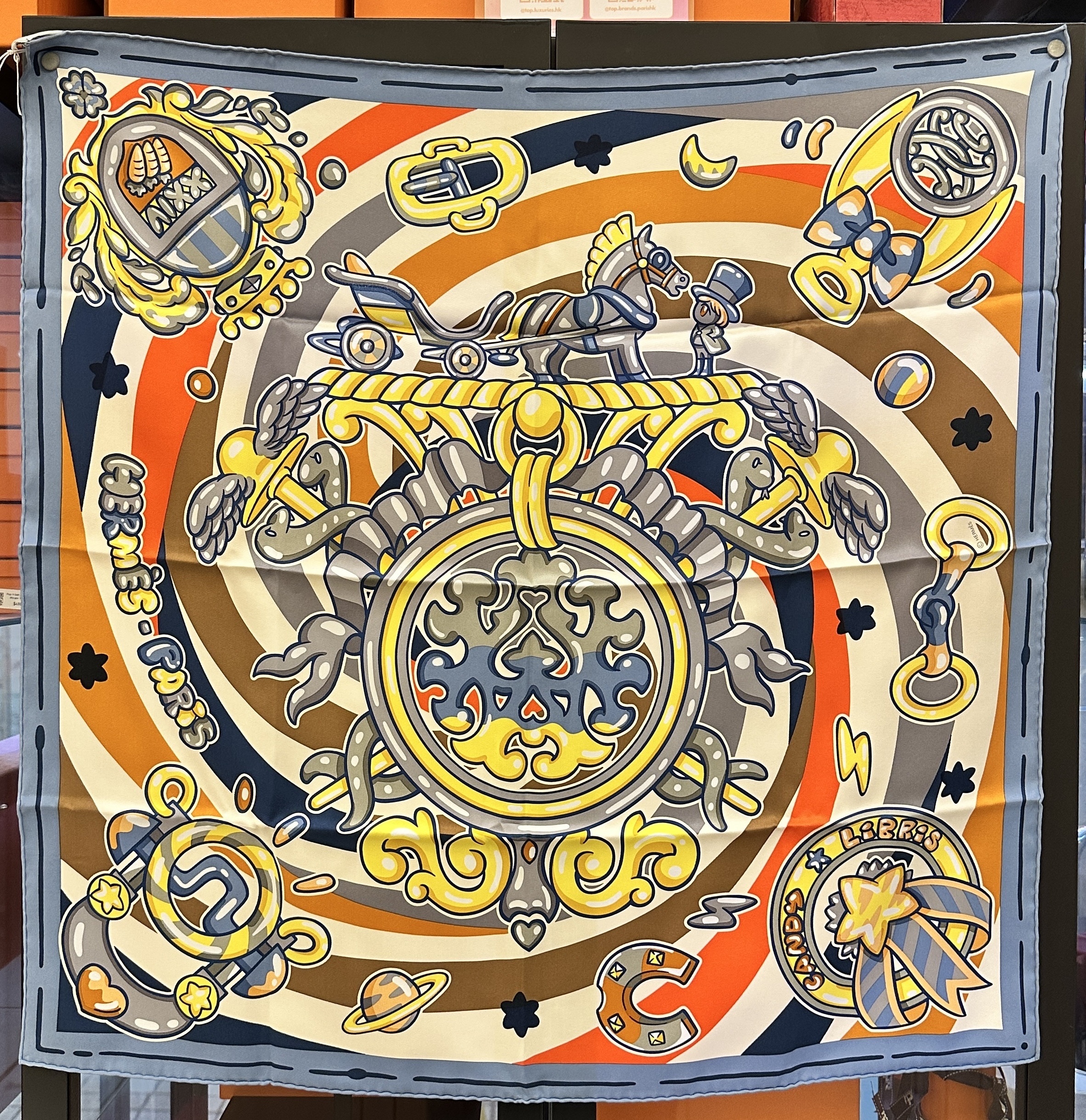 Hermes silk scarf 70x70 carré
