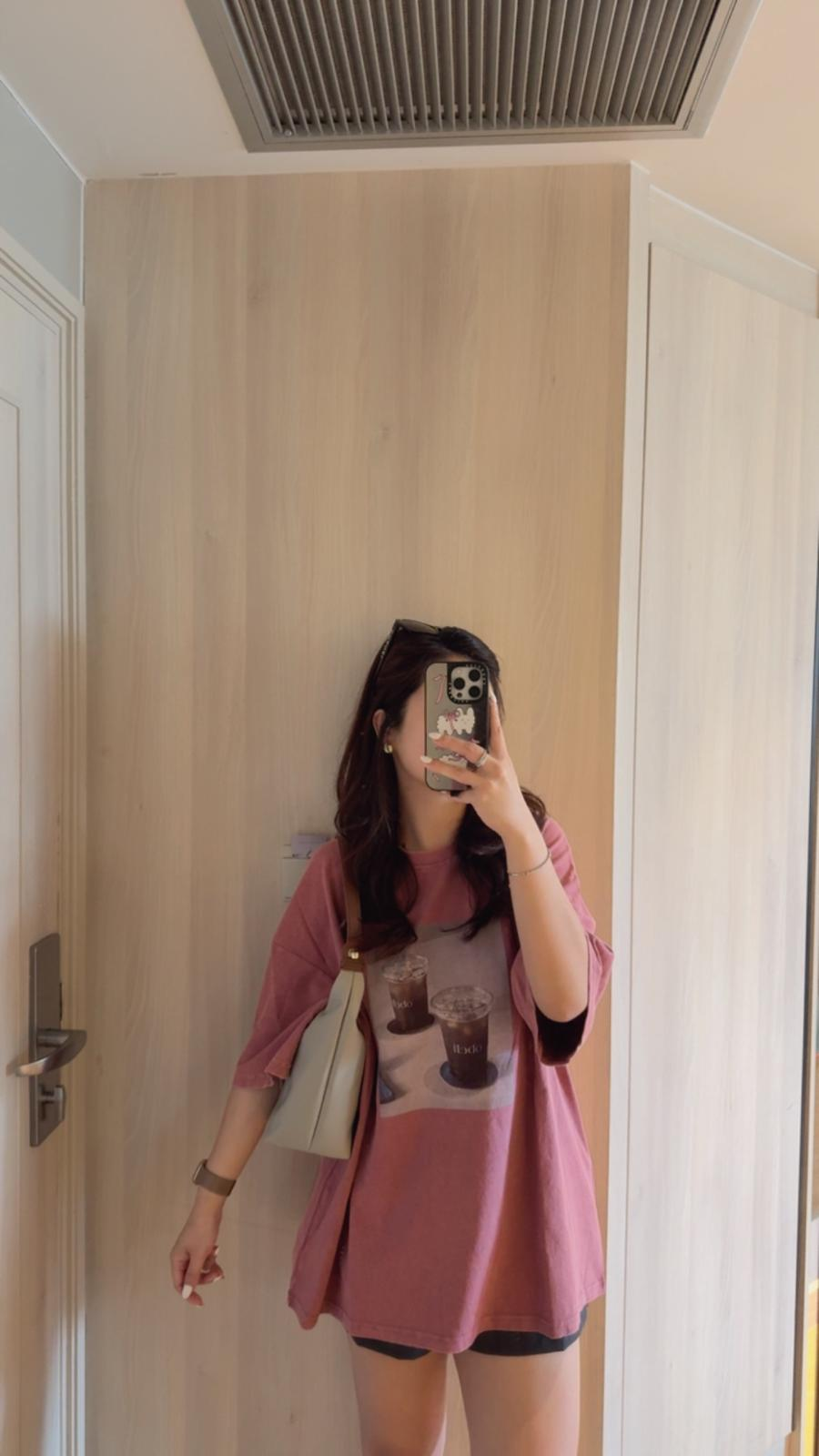 Coffee tee(粉紅色)