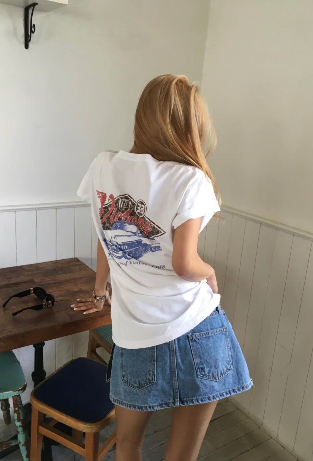 #AF119美式復古車車Ｔ