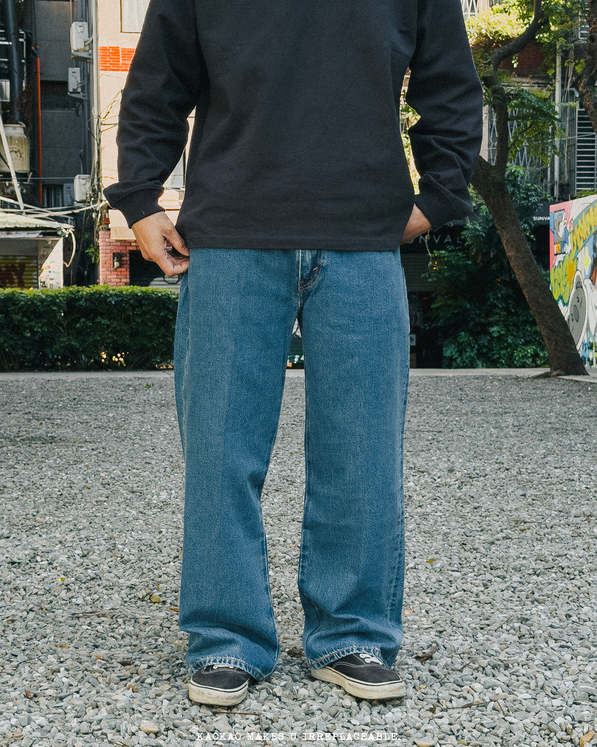 2026日本連線 Levi's Men's "Sta-Prest" Jeans 深藍 淺藍 寬版牛仔褲【A35520005/0008】