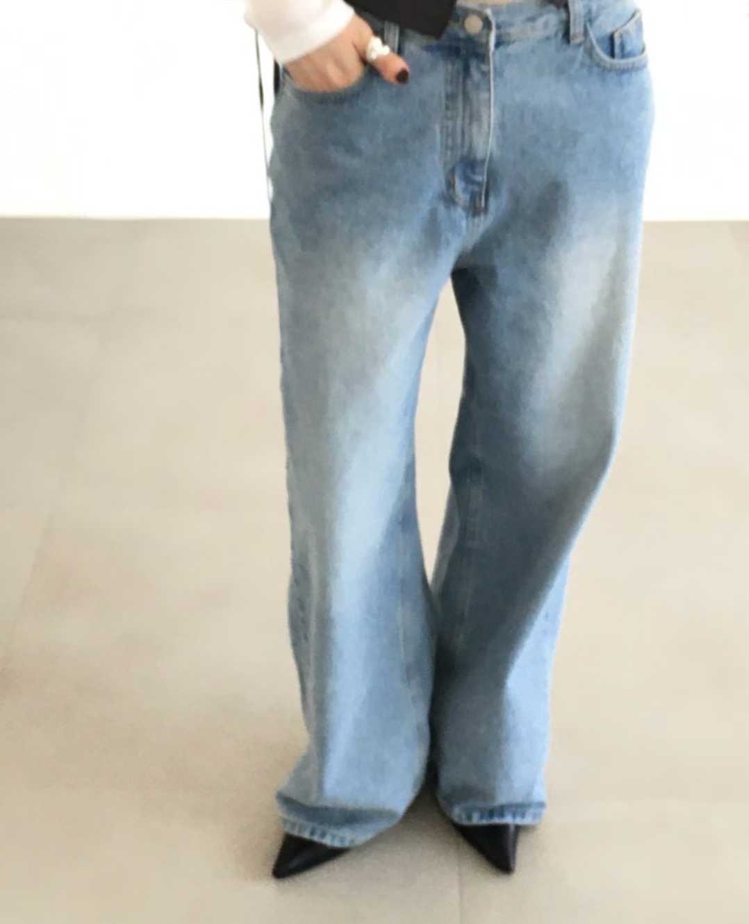 C09-日常直筒牛仔褲