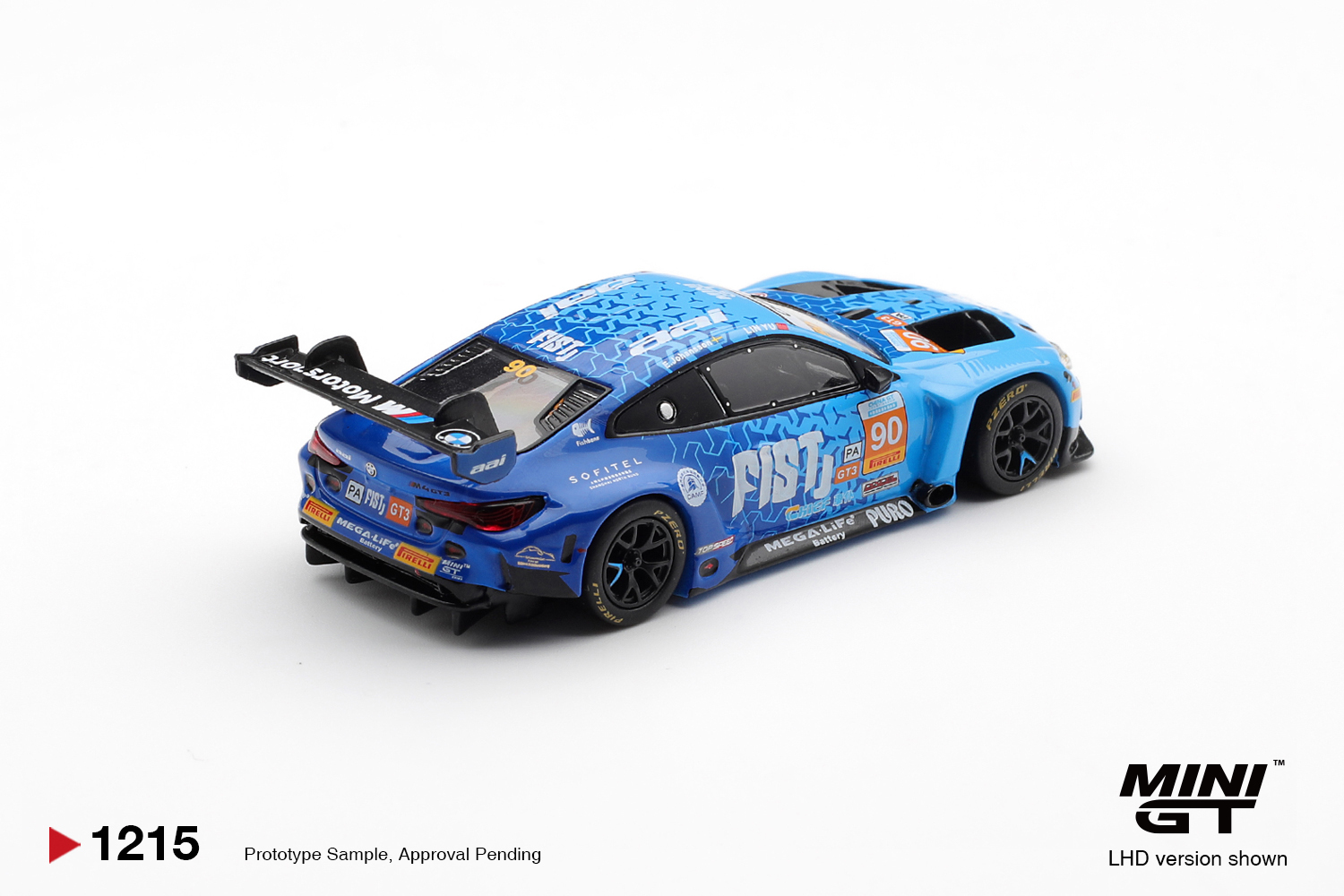 預訂:1/64 MINI GT BMW M4 GT3 EVO #90 FIST Team AAI 2025 China GT LHD/ China Packaging   (MGT01215-CH)