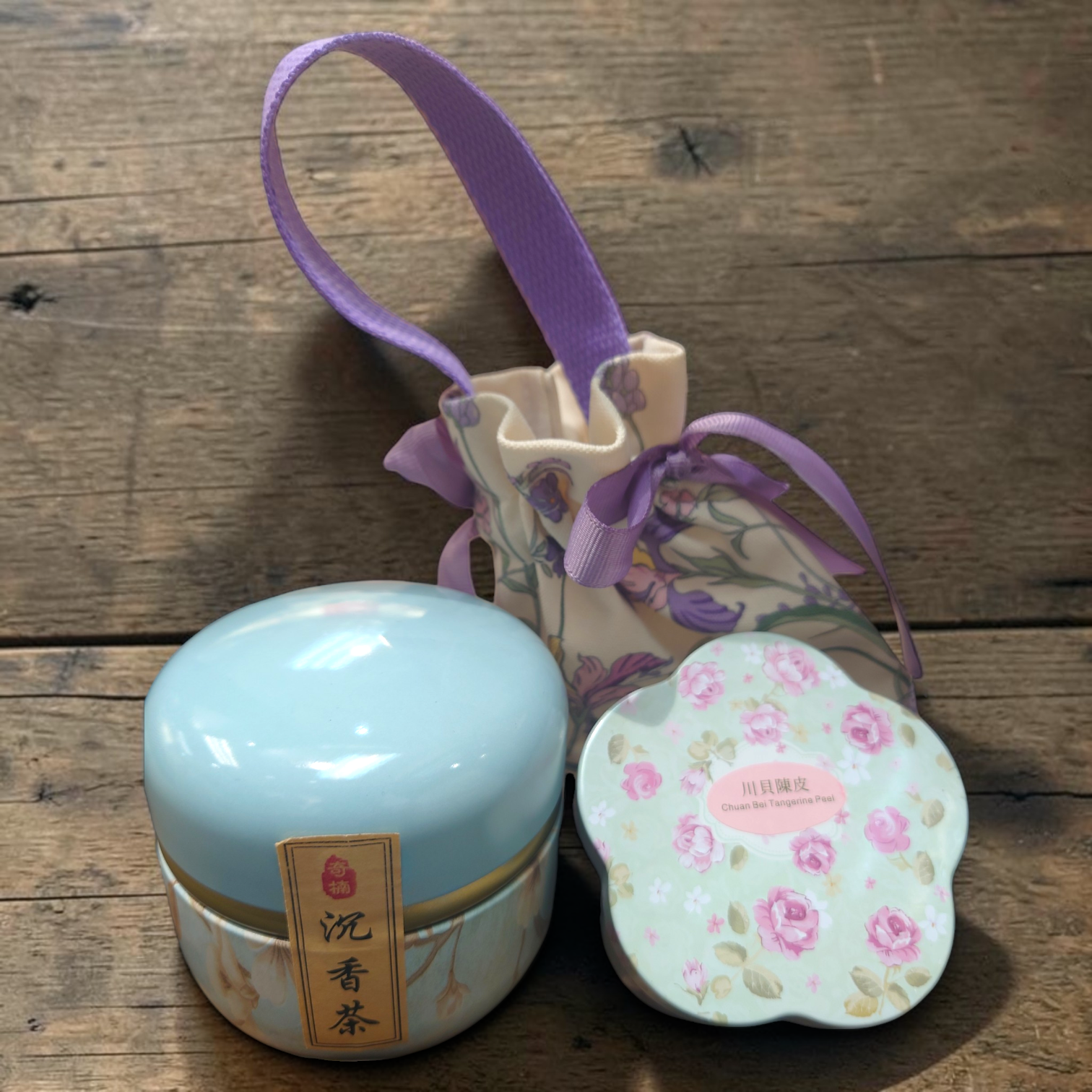 0311PA40-PAT姐健康養生- 沉香茶 [60g] 送川貝陳皮禮盒裝 功效:安神助眠 溫腎納氣 排毒抗衰老（A40）