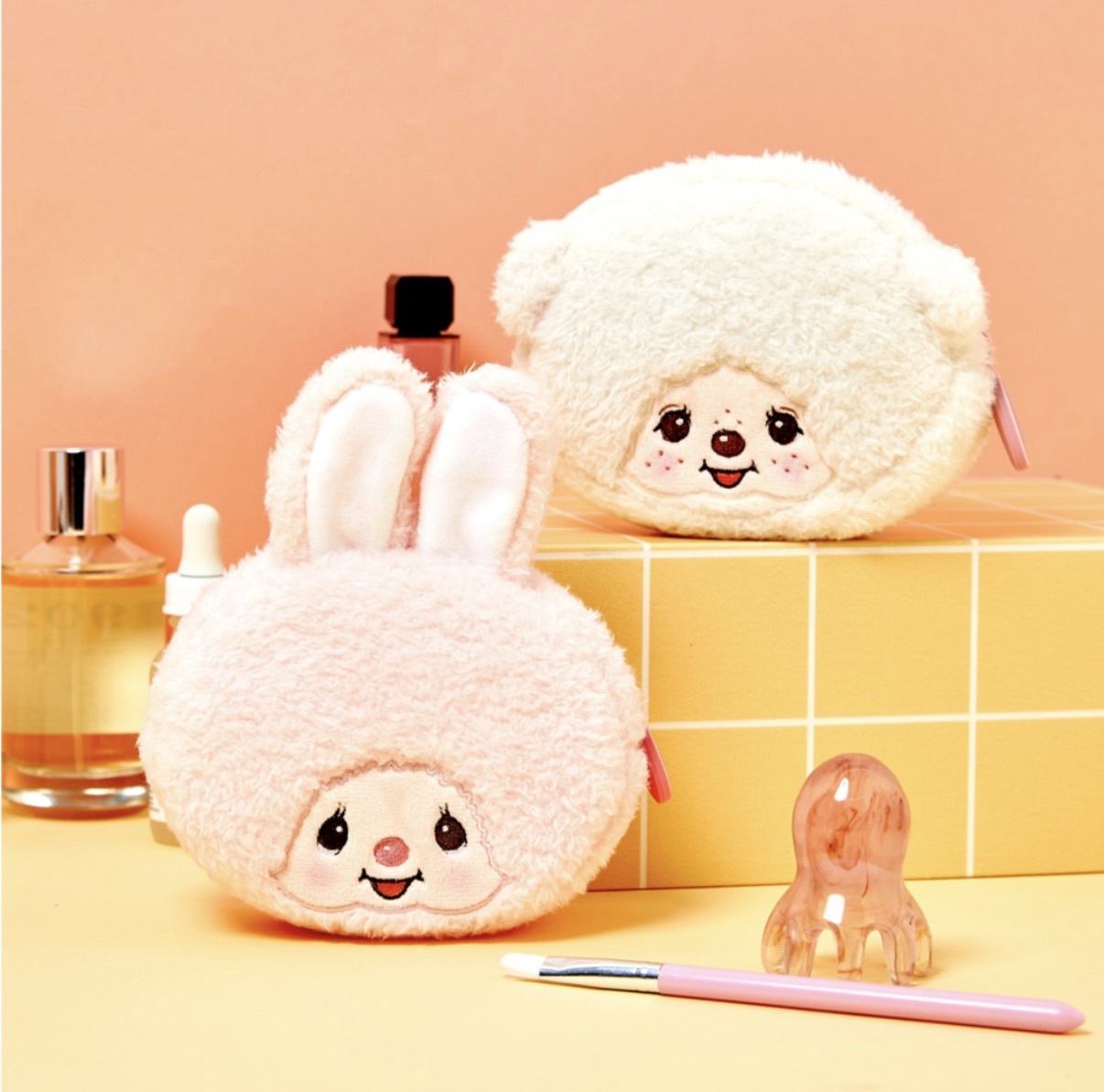 韓國蒙奇奇動物系列收納包