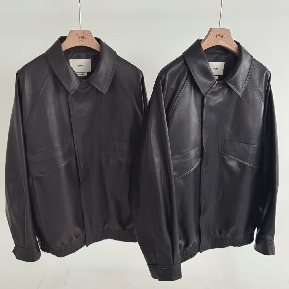 LF6018 意大利真羊皮男友外套