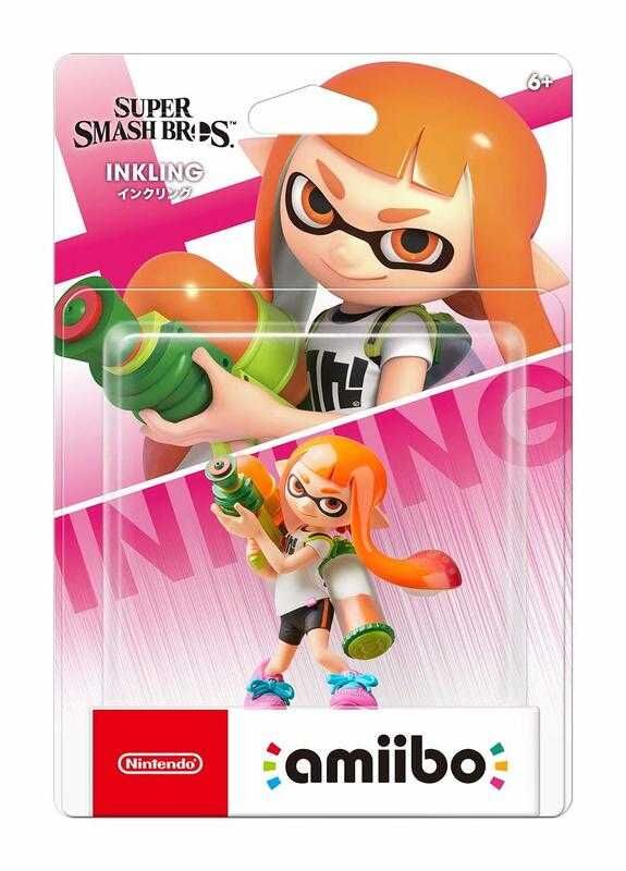 Nintendo Amiibo JP Inkling Girl (Super Smash Bros) Figure 540543