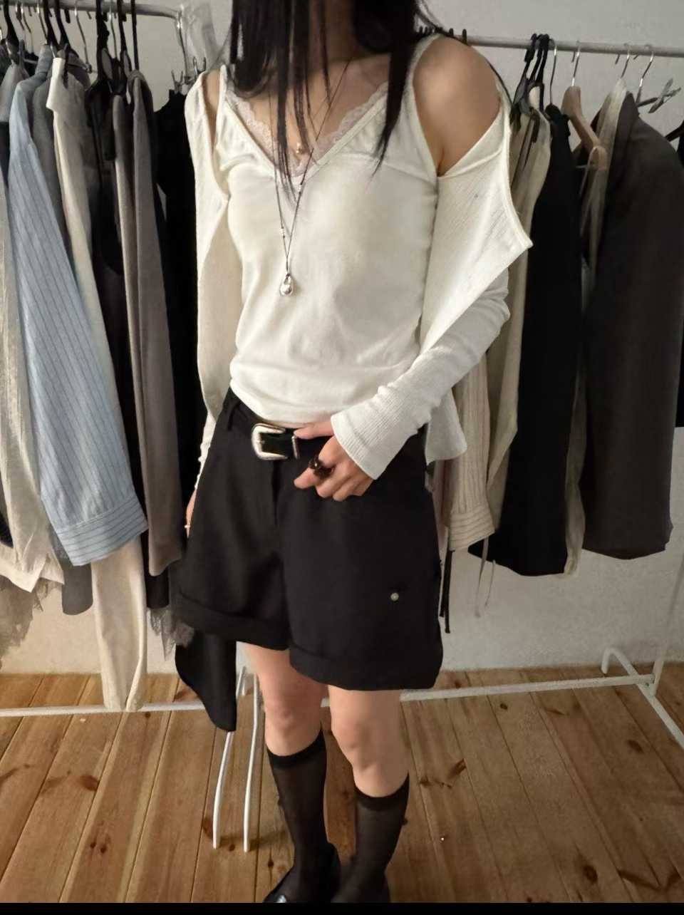 D01-今年必備蕾絲背心(3色)