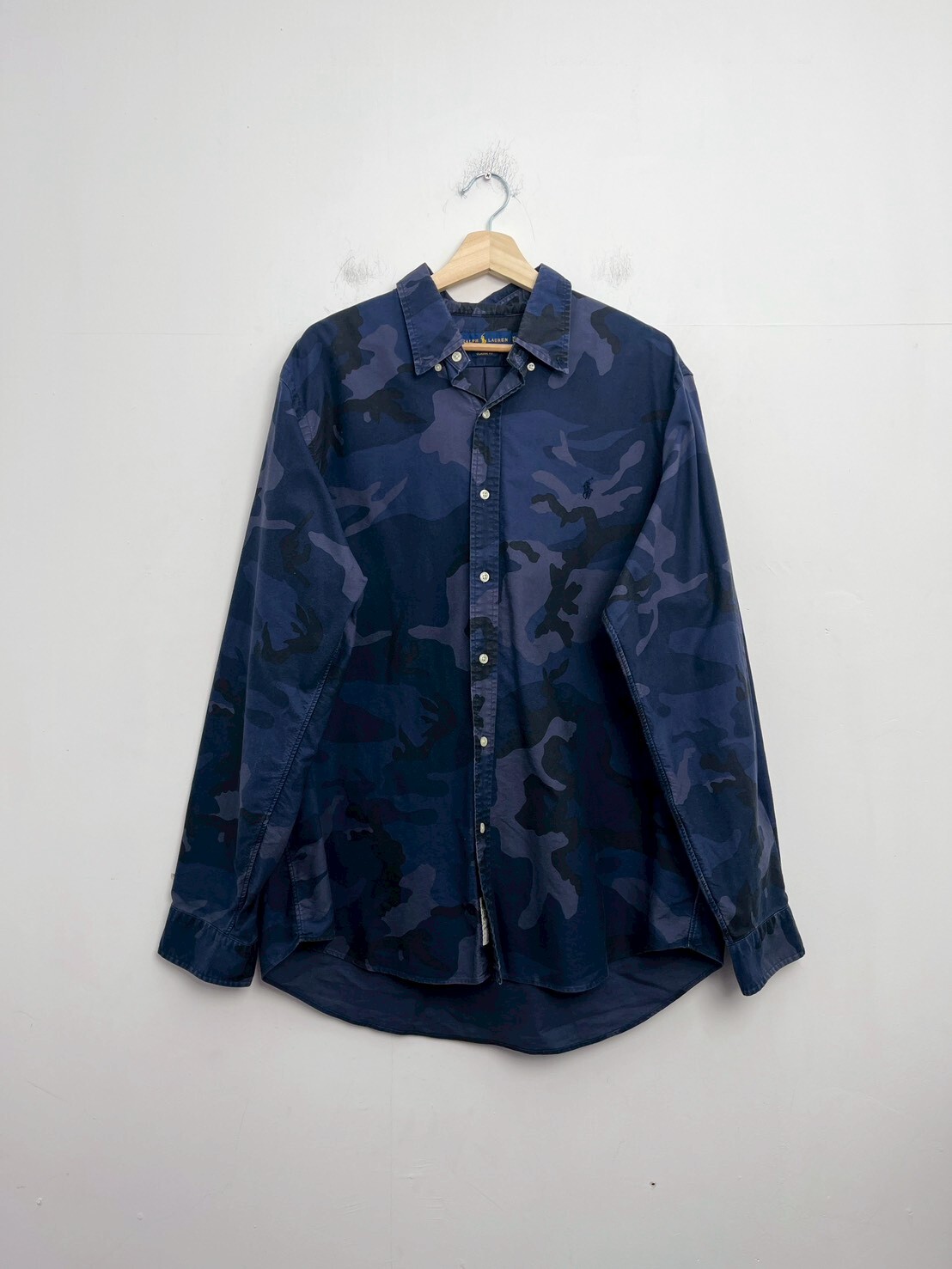 POLO RALPH LAUREN Camo Print Shirt SIZE XL