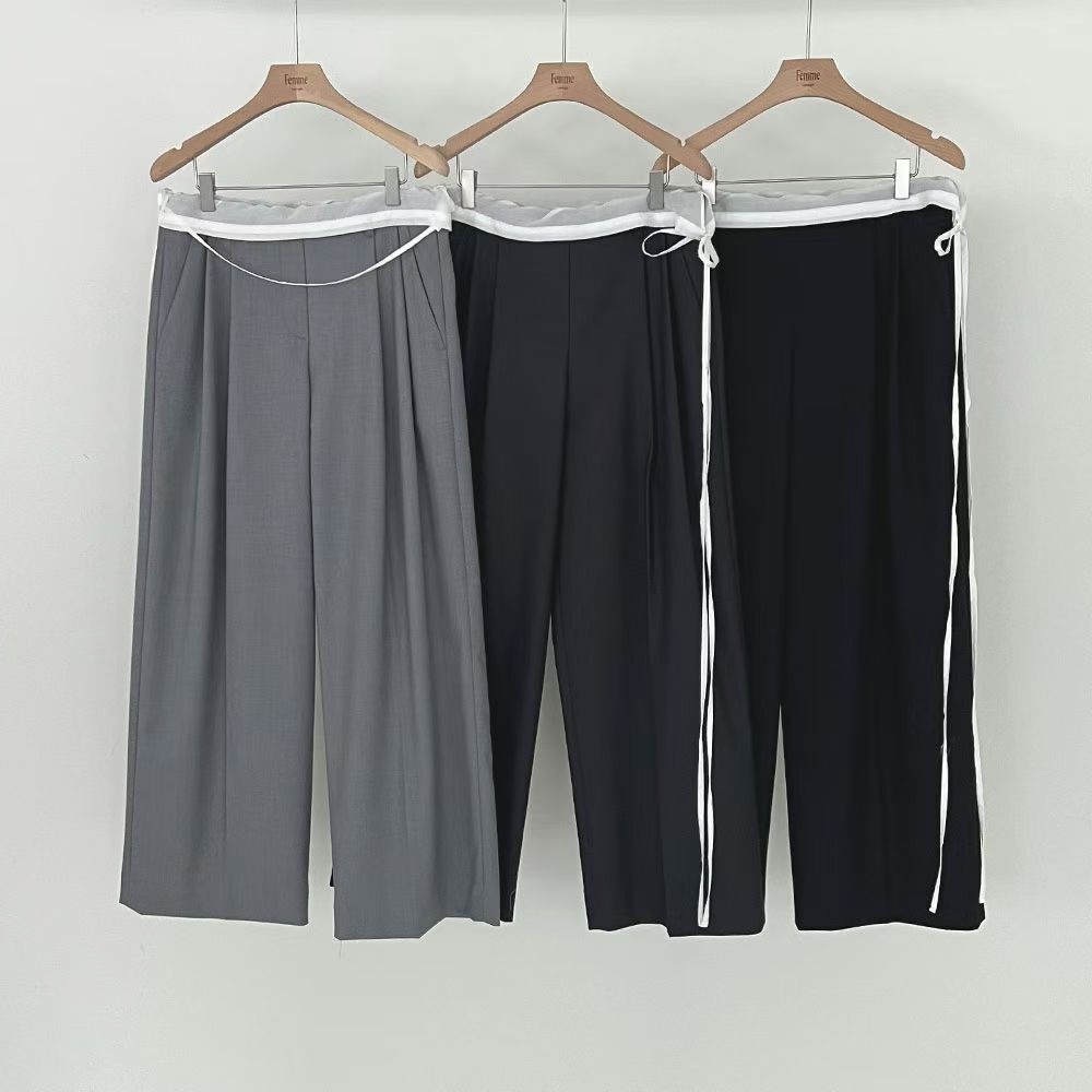 LF6021 抓摺西裝長褲