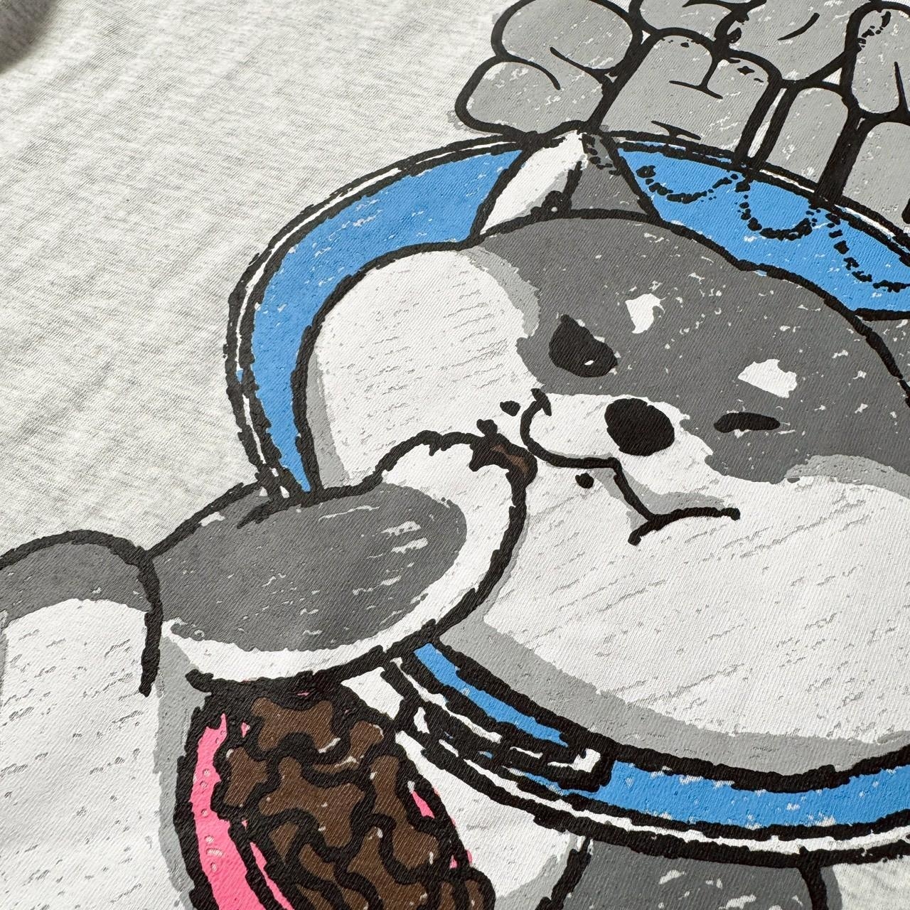 零食柴犬插畫感印花短T 81138