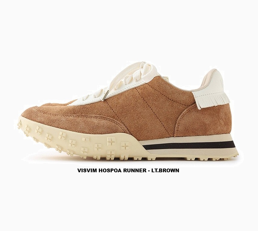 ON SALE: VISVIM HOSPOA RUNNER - LT.BROWN PRE ORDER ITEM (預訂中)
