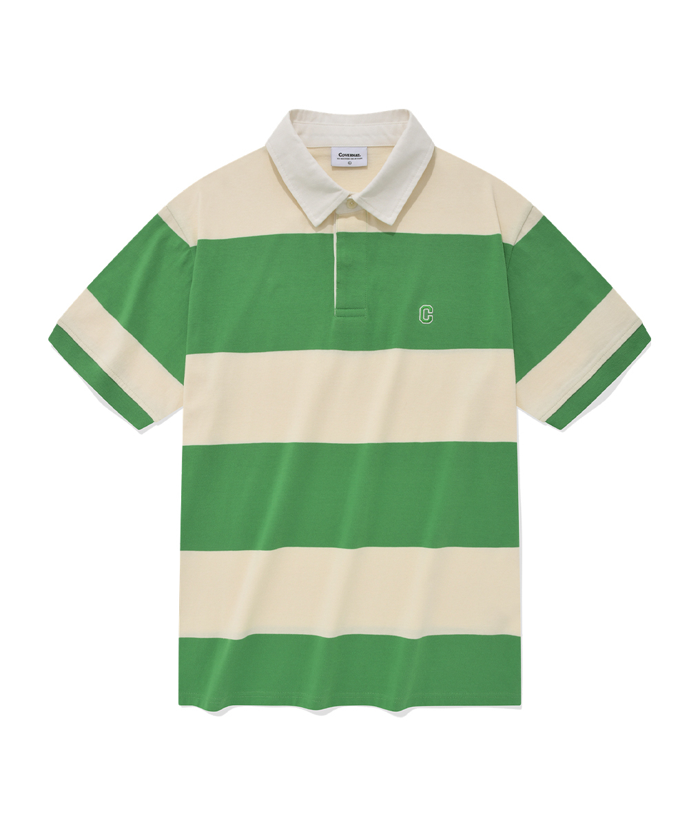 【預購】Covernat K031146 欖球長袖衫 (Green 復古綠)