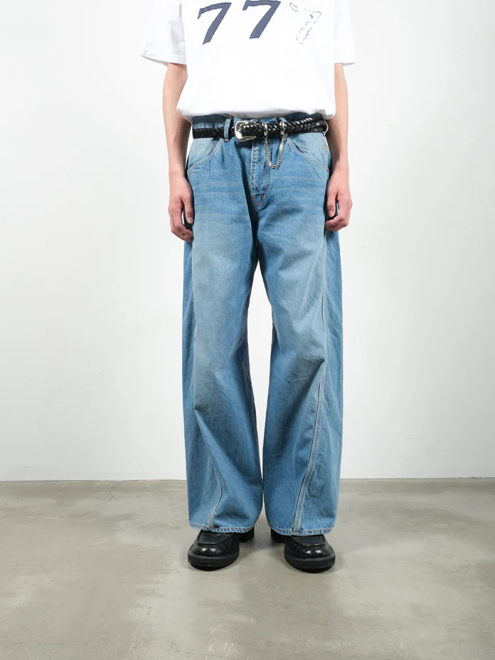 JieDa - USED 3D WORK DENIM (NEW WASH) / INDIGO