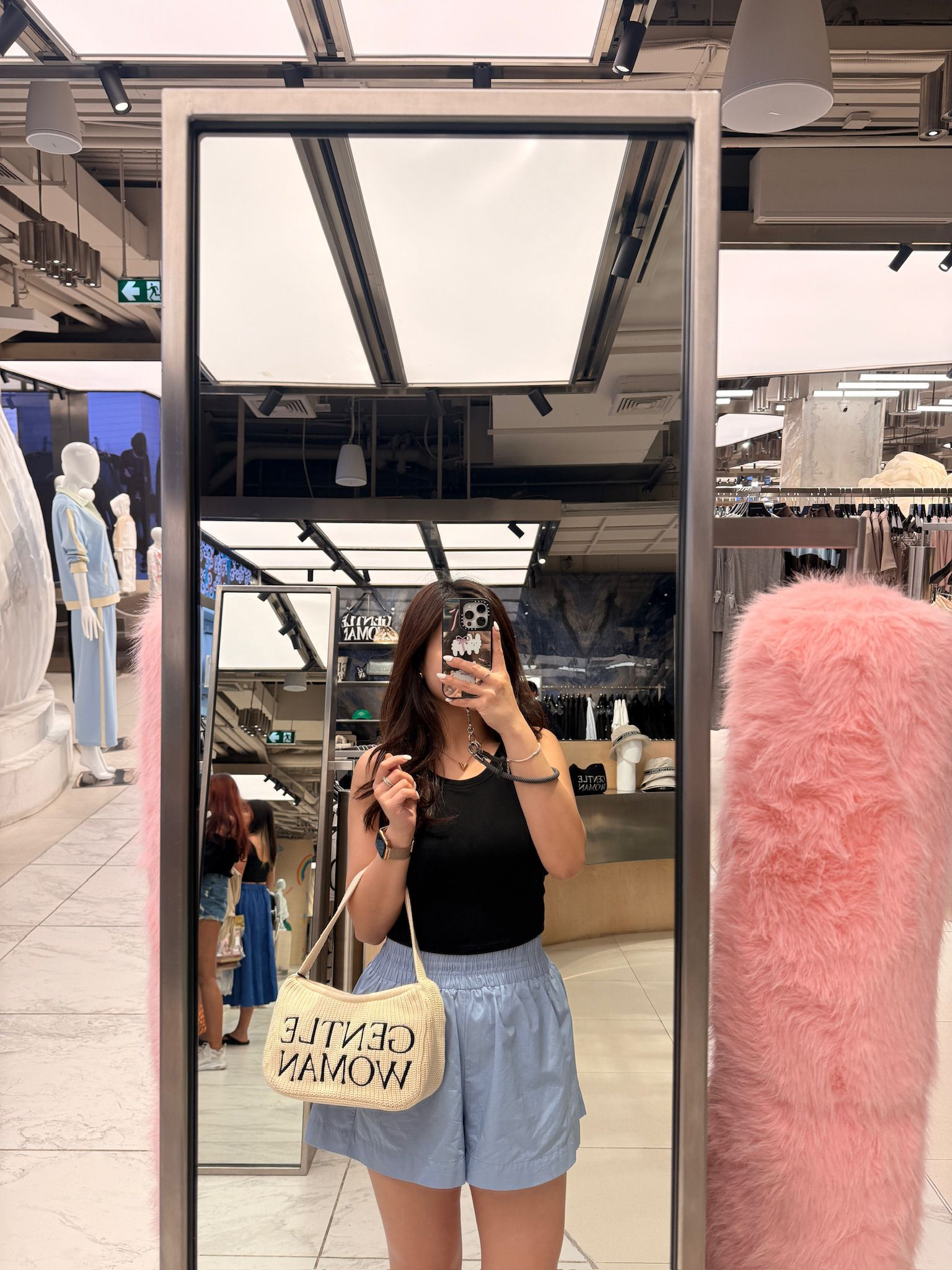 闊闊橡筋短褲(藍色)