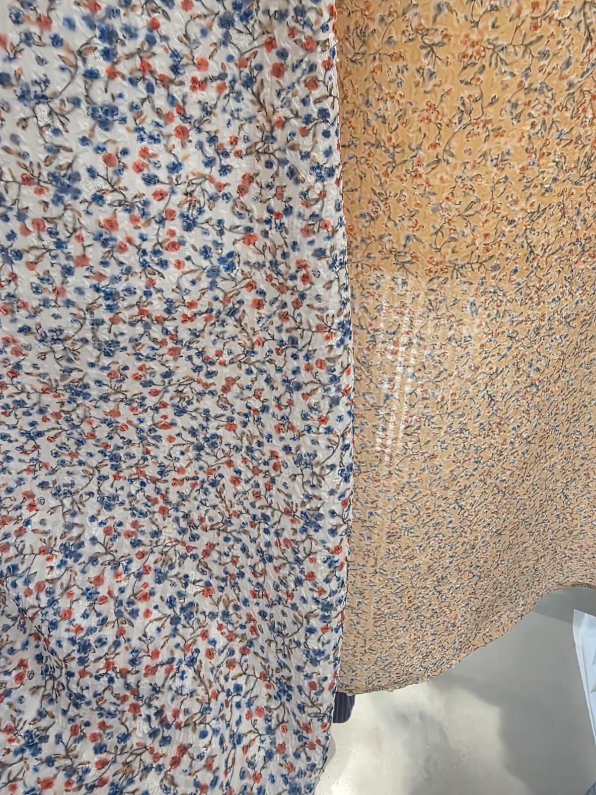 LR6044 復古花花長裙