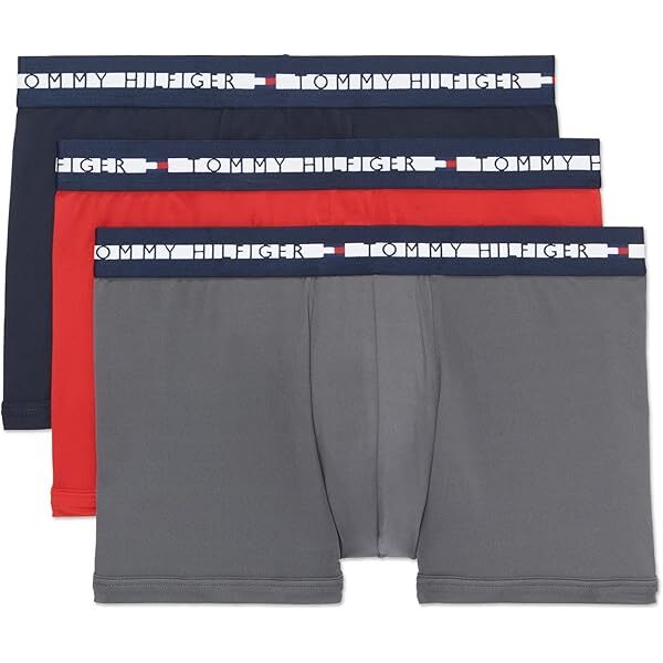 [S] TOMMY HILFIGER GRANITE MEN'S TH COMFORT PLUS 3-PACK TRUNKS, 09T4391-024 (STH1355)